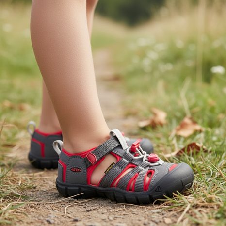 GYEREK SZANDÁL KEEN SEACAMP II CNX MAGNET/RED CARPET