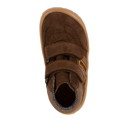 DETSKÉ CELOROČNÉ ČLENKOVÉ BAREFOOT TOPÁNKY F-MOTION TEX DARK BROWN FRODDO G3110285-3