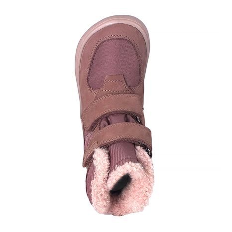 DÍVČÍ ZIMNÍ BAREFOOT BOTY PRO-TEX PROTETIKA - LORA OLD PINK