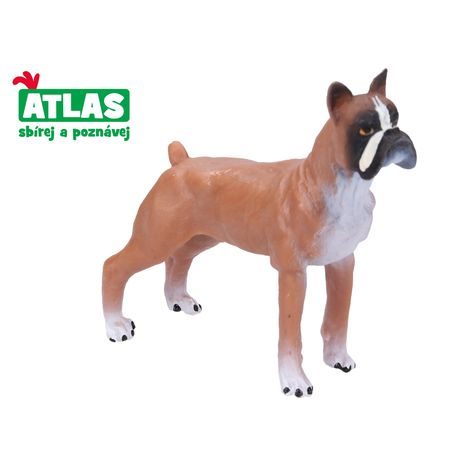 B - Figurin kutya boxer 8 cm, Atlas, w001785