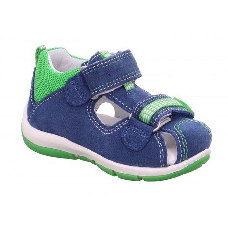 CHLAPECKÉ SANDÁLY FREDDY, SUPERFIT, 1-600140-8010, ZELENÁ