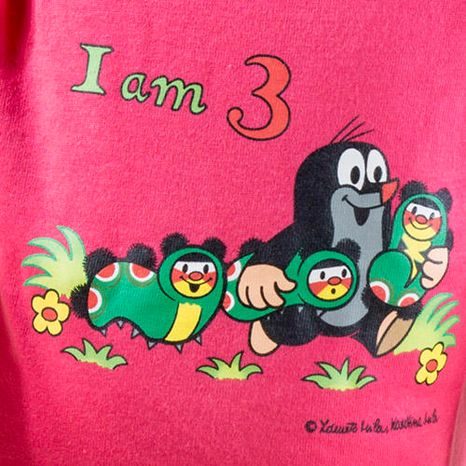 TRIČKO DÍVČÍ KRTEK IAM, PIDILIDI, 2002-04-06-08-10-12, RŮŽOVÁ