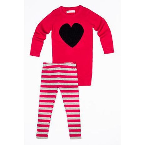 Lányok szett: öltöző Fabric, Leggings, Minotti, Little 8, Pink