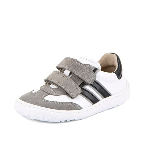 DĚTSKÉ BAREFOOT KOŽENÉ TENISKY F-MOTION GREY/BLACK FRODDO G3130292