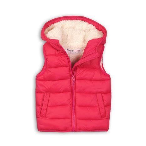 Vest Girls Winter Quilted, Minoti, Pop 4, Rózsaszín