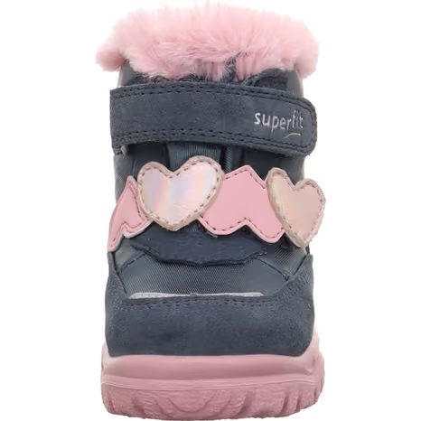 DIEVČENSKÉ ZIMNÉ TOPÁNKY HUSKY+ BLUE/PINK SUPERFIT 1-006061-8000