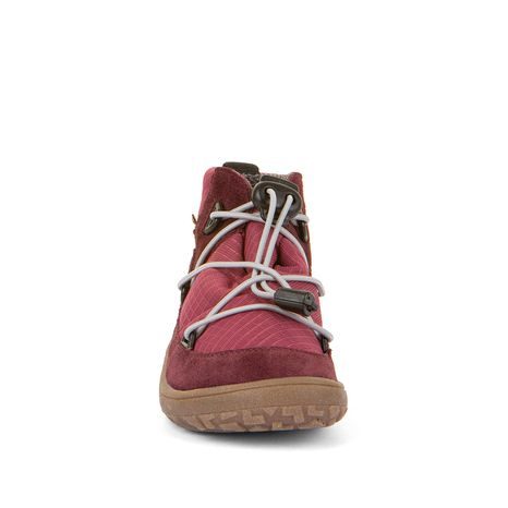 DÍVČÍ CELOROČNÍ BAREFOOT BOTY TEX TRACK BORDEAUX, FRODDO, G3110257-7, ČERVENÁ