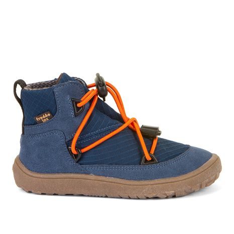CHLAPECKÉ CELOROČNÍ BAREFOOT BOTY TEX TRACK DENIM FRODDO G3110257-1 - SVĚTLE MODRÁ