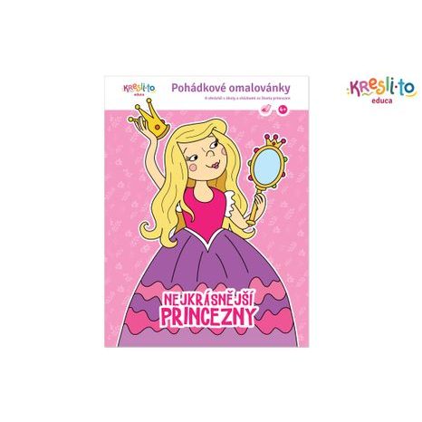 Rozprávkové maľovanky - Najkrajšie princezné, Kresli.to, W018365 