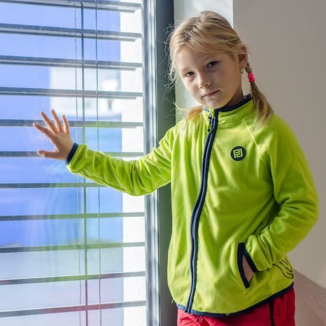 DETSKÁ FLEECOVÁ MIKINA, PIDILIDI, PD1119-19, ZELENÁ