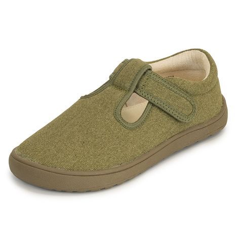PAPUČE CHLAPECKÉ BAREFOOT  KIRBY KHAKI, PROTETIKA, ZELENÁ