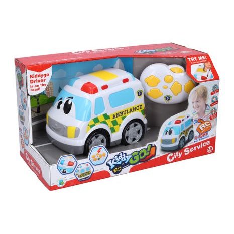 Kiddy RC ambulanță cu telecomandă cu efecte 19 cm, Wiky RC, W012377