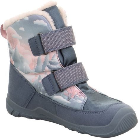 DÍVČÍ ZIMNÍ OBUV  SUPERFIT BAREFIT TRACE GTX BLUE/PINK 1-006041-8010