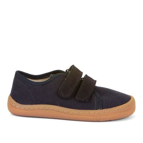 CHLAPECKÉ BAREFOOT TENISKY CANVAS DARK BLUE FRODDO G1700390-5 - TMAVĚ MODRÁ