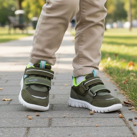 TENISI PENTRU COPII SPORT7 MINI GREEN/YELLOW SUPERFIT 1-006203-7020