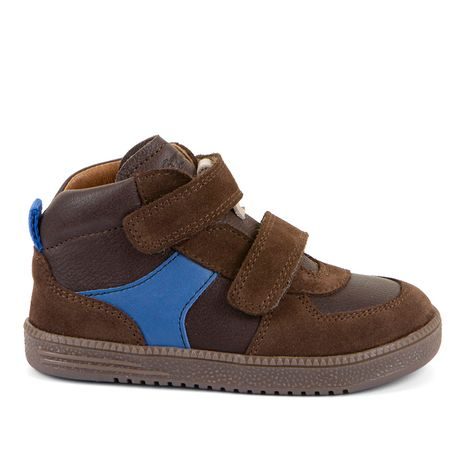 CHLAPČENSKÉ CELOROČNÉ KOŽENÉ ČLENKOVÉ BAREFOOT TOPÁNKY LOOP HIGH-TOPS BROWN FRODDO G2110157-1