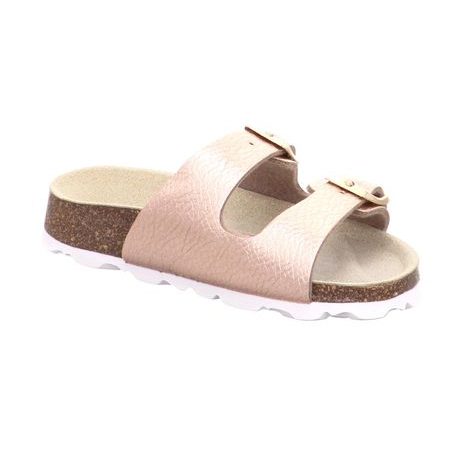 DÍVČÍ KORKOVÉ PANTOFLE FOOTBAD SUPERFIT,1-800111-9000, BRONZOVÁ