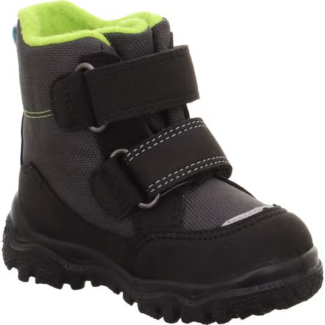 DETSKÉ ZIMNÉ TOPÁNKY HUSKY1 BLACK/LIGHT GREEN SUPERFIT 1-006047-0020
