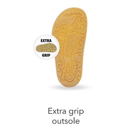 DĚTSKÉ BAREFOOT SANDÁLY SANDAL COGNAC FRODDO G3150266-2 HNĚDÁ