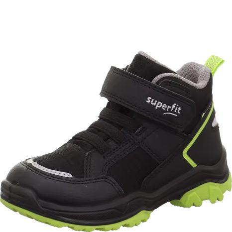 CHLAPECKÉ CELOROČNÍ BOTY JUPITER BLACK/LIGHT GREEN GTX SUPERFIT 1-000053-0000