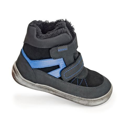 CHLAPECKÉ ZIMNÍ BOTY BAREFOOT RODRIGO BLACK, PROTETIKA, ČERNÁ