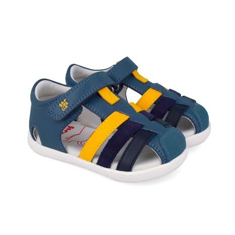 CHLAPČENSKÉ BAREFOOT SANDÁLE CASUAL PETROL BIOMECANICS 262325-A556