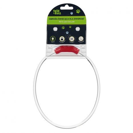 SVÍTÍCÍ LED OBOJEK PRO MAZLÍČKY S USB DOBÍJENÍM O MAXIMÁLNÍ DÉLCE 55 CM