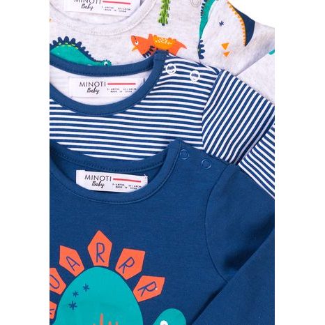 TRICOU PENTRU SUGARI 3 BUC, MINOTI, JURASSIC 10, ALBASTRU