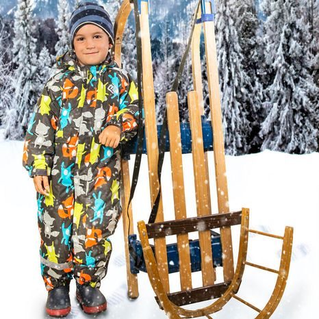 OVERAL DETSKÝ ZIMNÝ NEPREMOKAVÝ, PIDILIDI, PD1038-02, KLUK