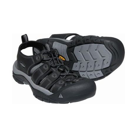 SANDÁLE NEWPORT H2 M BLACK/STEEL GREY, KEEN, 10022247, ŠEDÁ