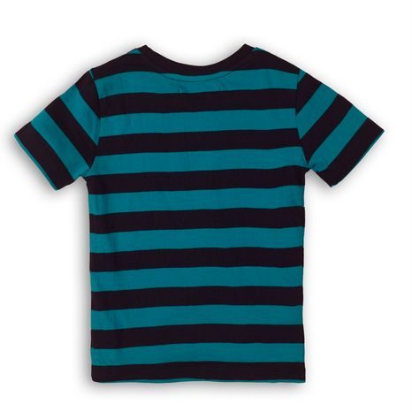 TRIČKO CHLAPECKÉ S KRÁTKÝM RUKÁVEM, MINOTI, 1STRIPE 3, MODRÁ