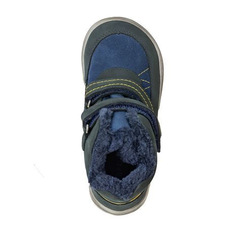 CHLAPECKÉ ZIMNÍ BOTY BAREFOOT RODRIGO NAVY, PROTETIKA, MODRÁ