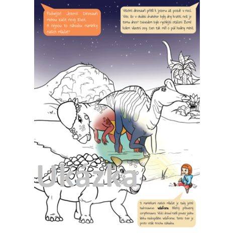 DOBRODRUŽSTVÍ S DINOSAURY, KRESLI.TO, W013234