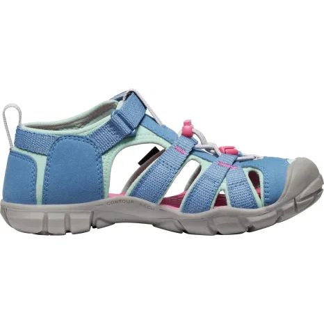 DÍVČÍ SANDÁLY SEACAMP II CNX CORONET  BLUE/HOT PINK, KEEN, 1028841/1028850