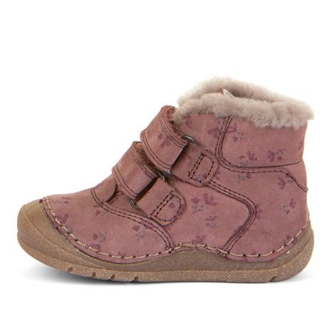 DÍVČÍ ZIMNÍ BOTY FLEXIBLE PAIX UP WINTER FLOWERS, FRODDO, G2110143-14, RŮŽOVÁ