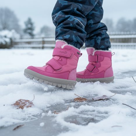 LÁNY TÉLI CSIZMA FLAVIA GTX, SUPERFIT, 1-000218-5510, RÓZSASZÍN