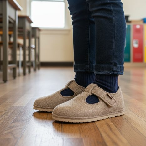 PAPUCI PENTRU COPII FLEXY WOOLY BEJ; FRODDO; G1700378-4