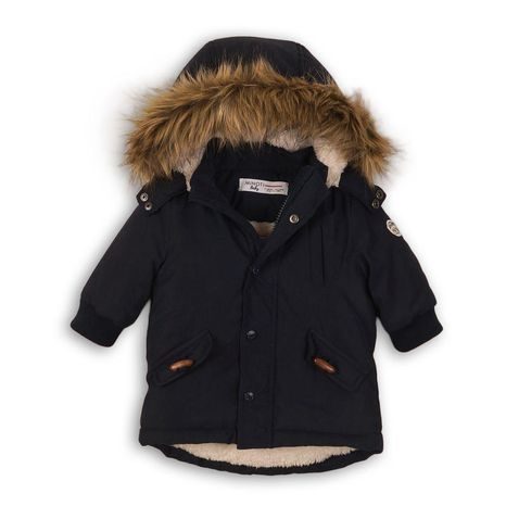 Coat Boy's Park Bélelt haj, Minoti, Wheelie 7, Dark Blue