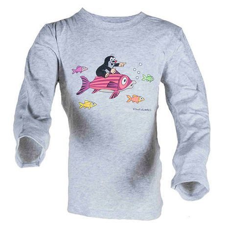 Tricou pentru fete KRATEK FISH, Pidilidi, 2016, gri