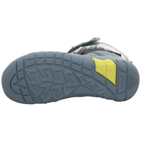 DĚTSKÉ ZIMNÍ BOTY BAREFIT TRACE BLUE/YELLOW GORE-TEX, SUPERFIT , 1-006039-8000, MODRÁ
