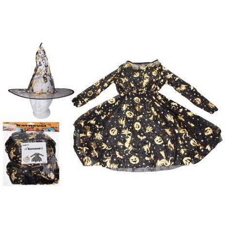 SET CARNAVAL - VRĂJITOARE (ROCHIE, PĂLĂRIE), WIKY, W027550