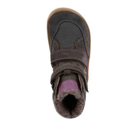 GHETE BAREFOOT DE IARNĂ PENTRU COPII UP HILL WOOL DARK GRAY FRODDO G3160262-13