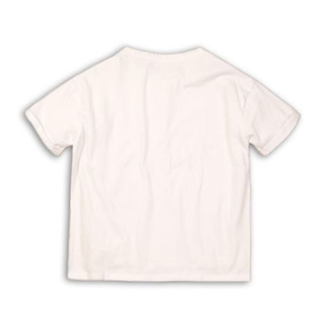 TRICOU PENTRU FETE CU MÂNECĂ SCURTĂ, MINOTI, GLEAM 3, ALB