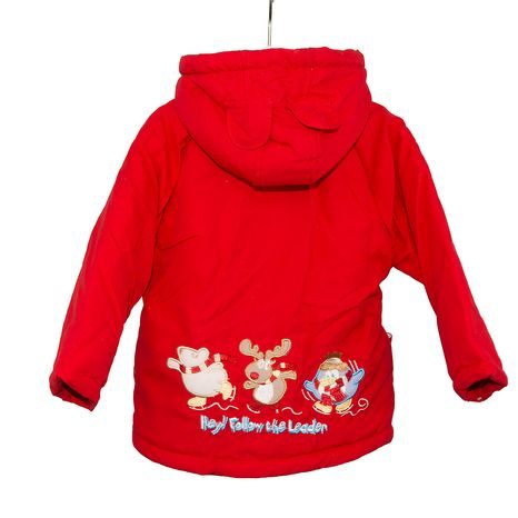 DETSKÁ BUNDA, PIDILIDI, PD0006-08, ČERVENÁ