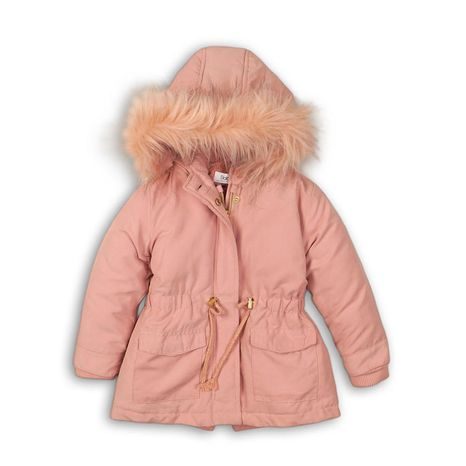 Palton parka pentru fete, Minoti, SWAN 10, roz