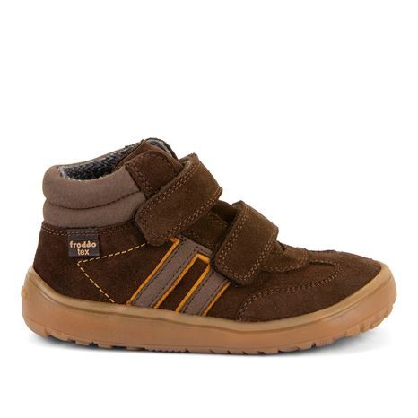 DETSKÉ CELOROČNÉ ČLENKOVÉ BAREFOOT TOPÁNKY F-MOTION TEX DARK BROWN FRODDO G3110285-3