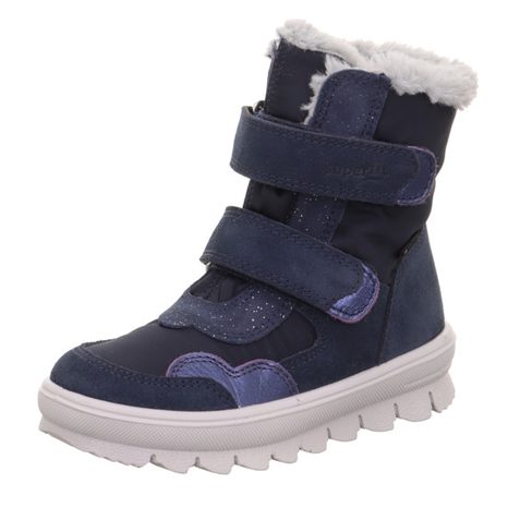 CIZME DE IARNĂ PENTRU FETE FLAVIA BLUE/SILVER GTX SUPERFIT 1-000229-8000