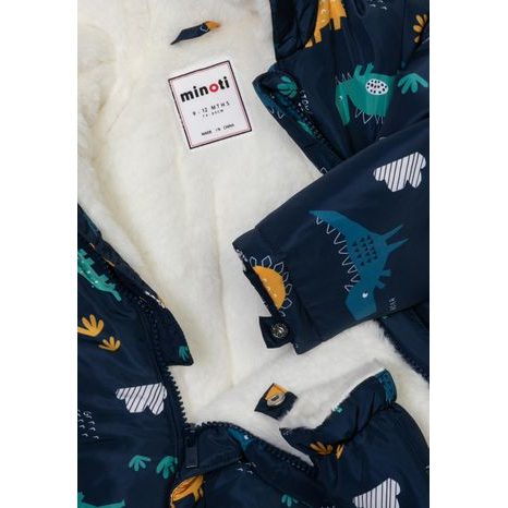 SALOPETĂ DE IARNĂ PENTRU SUGARI CU CĂPTUȘEALĂ DE BLANĂ, MINOTI, PLANT 3, ALBASTRU