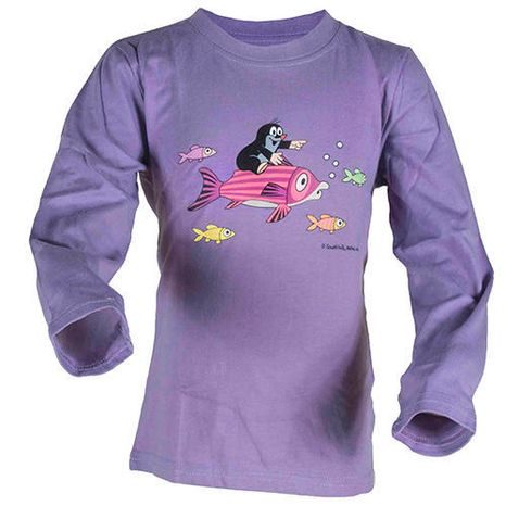 Tricou pentru fete KRATEK FISH, Pidilidi, 2016, mov