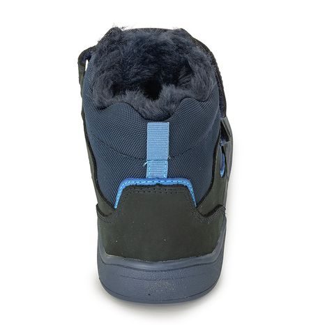 CHLAPECKÉ ZIMNÍ BAREFOOT BOTY GERO NAVY, PRO-TEX, PROTETIKA, MODRÁ